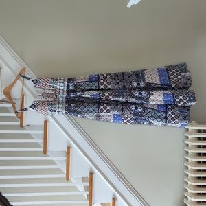 NWT Cupio embroidered and printed maxi dress size small